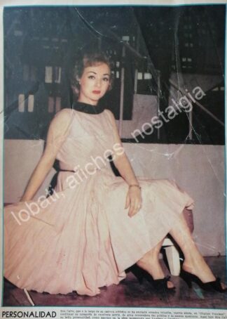 CARTEL ANTIGUO ORIGINAL DE NOTA. EVA CALVO 1956 /FEP
