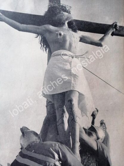 CARTEL ANTIGUO ORIGINAL DE REPORTAJE. PROCESION DE IZTAPALAPA 1950s - Image 5