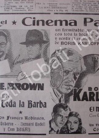 CARTEL ANTIGUO ORIGINAL DE FUNCIONES DEL CINE. CINEMA PALACIO 1941 D.F