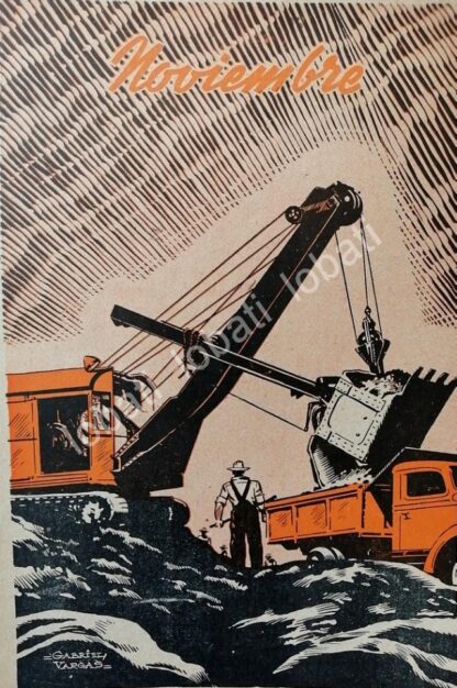 CARTEL ANTIGUO ORIGINAL DE AFICHES FUNDIDORA MONTERREY DIBUJOS DE GABRIEL VARGAS 1940 - Image 12