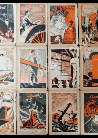 CARTEL ANTIGUO ORIGINAL DE AFICHES FUNDIDORA MONTERREY DIBUJOS DE GABRIEL VARGAS 1940