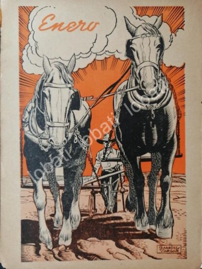 CARTEL ANTIGUO ORIGINAL DE AFICHES FUNDIDORA MONTERREY DIBUJOS DE GABRIEL VARGAS 1940 - Image 2