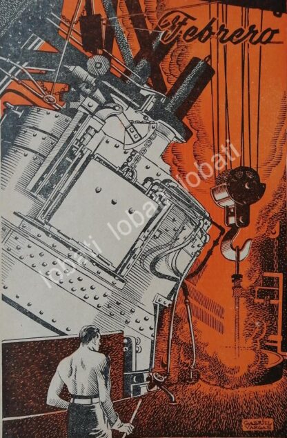 CARTEL ANTIGUO ORIGINAL DE AFICHES FUNDIDORA MONTERREY DIBUJOS DE GABRIEL VARGAS 1940 - Image 3