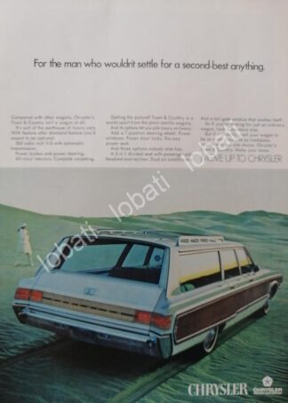 CARTEL ANTIGUO ORIGINAL DE AUTOS CHRYSLER TOWN & COUNTRY 1978 / 16