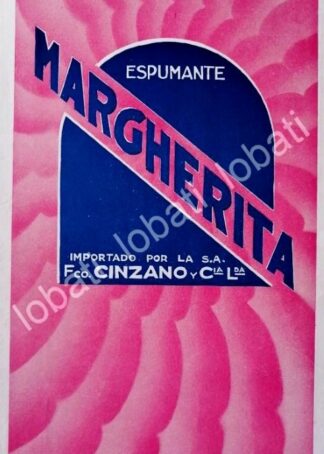CARTEL ANTIGUO ORIGINAL DE VINOS CINZANO VERMOUTH AÑOS 20s /457