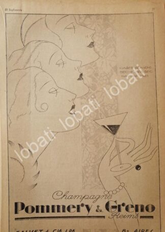 CARTEL ANTIGUO ORIGINAL DE AFICHE ART NOUVEAU VINOS CINZANO 1920s /437