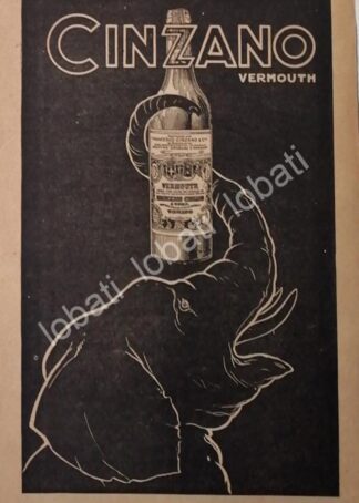 CARTEL ANTIGUO ORIGINAL DE AFICHE ART NOUVEAU VINOS CINZANO 1920s /434