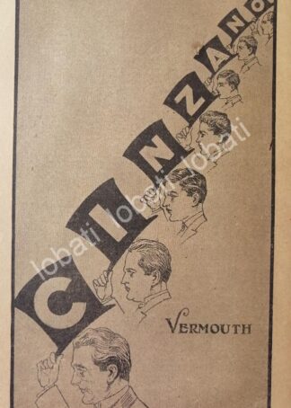 CARTEL ANTIGUO ORIGINAL DE VINOS CINZANO VERMOUTH AÑOS 20s /445