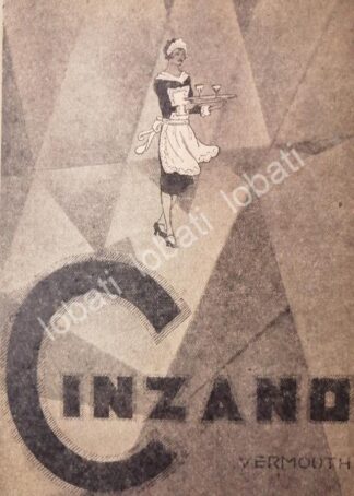 CARTEL ANTIGUO ORIGINAL DE VINOS CINZANO 1920s /420