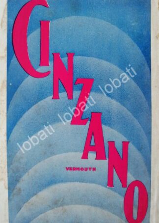 CARTEL ANTIGUO ORIGINAL DE VINOS CINZANO 1920s /419