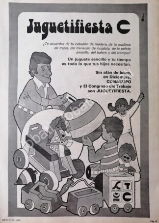 CARTEL ANTIGUO ORIGINAL DE CONASUPO Y JUGUETIFIESTA 1981 /2