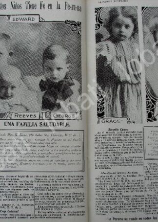 CARTEL ANTIGUO ORIGINAL DE MEDICINA TONICO LA PERUNA 1909