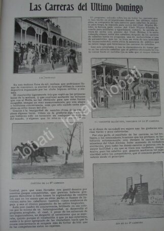CARTEL ANTIGUO ORIGINAL DE CARRERAS EN EL CLUB HIPICO ALEMAN 1909 /ASM