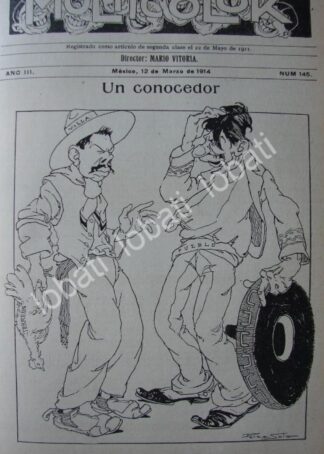 PORTADA ANTIGUA ORIGINAL  PANCHO VILLA 1914. POR PEREZ SOTO