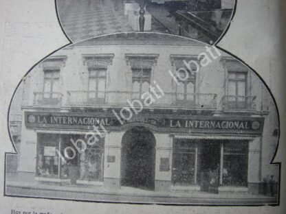 CARTEL ANTIGUO ORIGINAL DE TIENDAS LA INTERNACIONAL 1913 INAUGURACION DE SUCURSAL /756 - Image 3