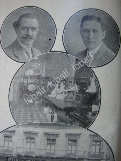 CARTEL ANTIGUO ORIGINAL DE TIENDAS LA INTERNACIONAL 1913 INAUGURACION DE SUCURSAL /756 - Image 4