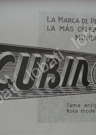 CARTEL ANTIGUO ORIGINAL DE PERFUME LUBIN 1909