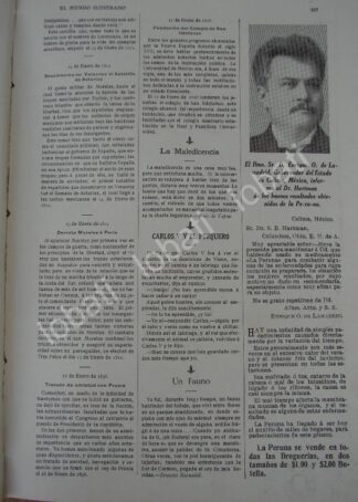 CARTEL ANTIGUO ORIGINAL DE GOBERNADOR ENRIQUE O. DE LAMADRID Y TONICO LAPERUNA 1909