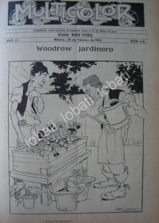PORTADA ANTIGUA ORIGINAL  1914. LA INTERVENCION AMERICANA EN MEXICO W. WILSON / PLT