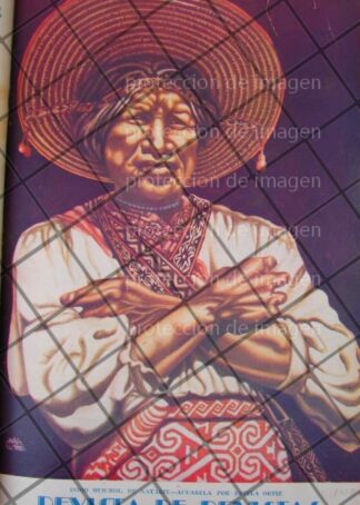 PORTADA ANTIGUA DE LA PINTORA ESTELA ORTIZ 1936