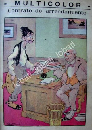 CARICATURA ANTIGUA 1914. VICTORIANO HUERTA Y LA PACIFICACION / MLT