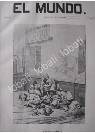 PORTADA ANTIGUA ORIGINAL  1897 DE JOSE MARIA VILLASANA, LOS DEHEREDADOS