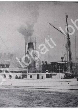 GRABADO ANTIGUO 1897 BOTAN EL BUQUE DONATO GUERRA / MLT
