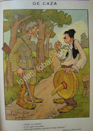 CARICATURA ANTIGUA. 1914 INTERVENCION NORTEAMERICANA /RVM