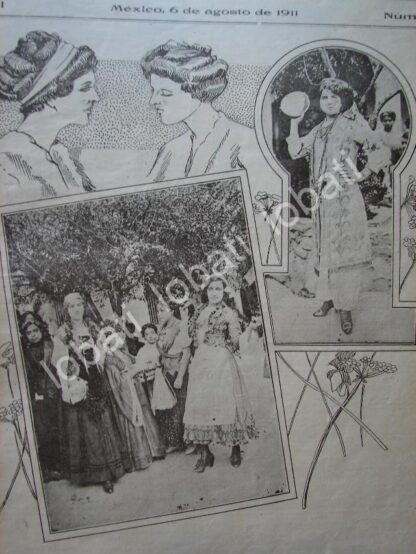 PORTADA ANTIGUA ORIGINAL  1911 FIESTA EN EL COLEGIO DE LAS VIZCAINAS /LDM - Image 3