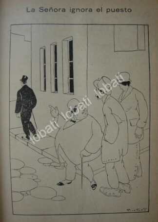 CARICATURA ANTIGUA. QUERIDO MOHENO 1914. POR PEREZ SOTO /52