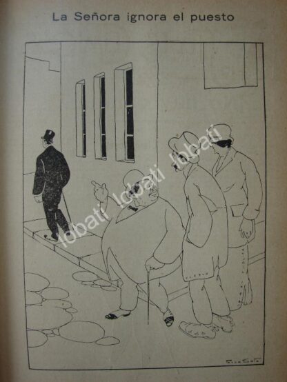 CARICATURA ANTIGUA. QUERIDO MOHENO 1914. POR PEREZ SOTO /52