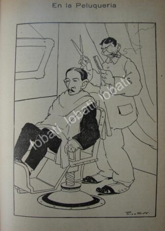 CARICATURA ANTIGUA. EDUARDO TAMARIZ ZANCHEZ 1914. POR PEREZ SOTO /54 PLT