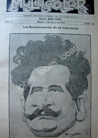 PORTADA ANTIGUA ORIGINAL  1914. RUBEN VALENTI. SEC. INSTRUCCION PUBLICA