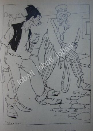 CARICATURA ANTIGUA. INTERVENCION DE U.S.A DE 1914 /PLT MLT