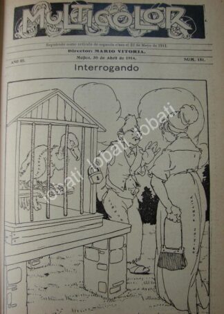 PORTADA ANTIGUA ORIGINAL  1914 INTERVENCION ESTADOUNIDENSE /306 MLT
