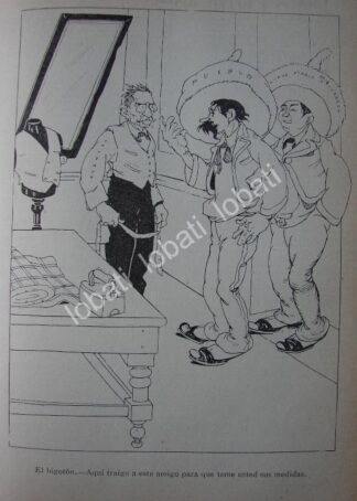 CARICATURA ANTIGUA. ATAQUE A TORREON 1914 GENERAL VELASCO / MLT