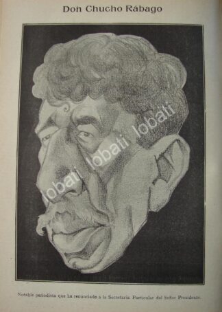 CARICATURA ANTIGUA. 1914. JESUS MARIA RABAGO / ABG PLT