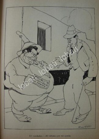 CARICATURA ANTIGUA 1914 QUERIDO MOHENO Y CORRUPTELAS /PLT