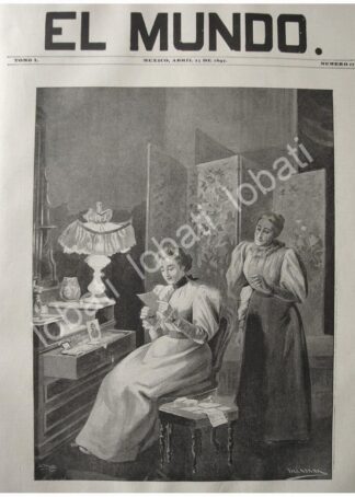 PORTADA ANTIGUA ORIGINAL  1897 POR: DE JOSE MARIA VILLASANA, INFRAGANTI
