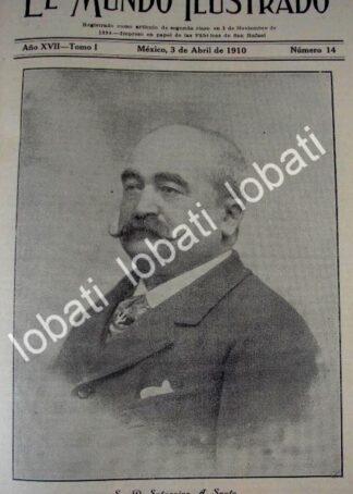 PORTADA ANTIGUA ORIGINAL  1910 MUERE SATURNINO AANDRES SAUTO /ASM