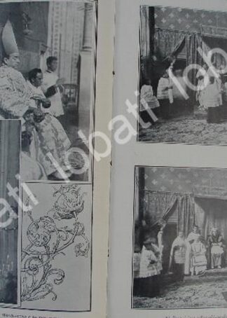 CARTEL ANTIGUO ORIGINAL DE MISA EN EL TEMPLO DE SAN JUAN DE DIOS D.F 1910 / RLG