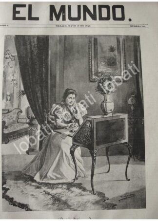 PORTADA ANTIGUA ORIGINAL  1897 QUE LE DIRE, POR: DE JOSE MARIA VILLASANA