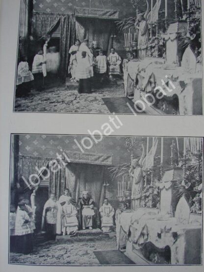 CARTEL ANTIGUO ORIGINAL DE MISA EN EL TEMPLO DE SAN JUAN DE DIOS D.F 1910 / RLG - Image 4