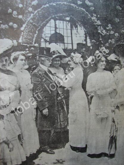 PORTADA ANTIGUA ORIGINAL  1911 EL PRESIDENTE EN KERMESSE, COYOACAN /PLT - Image 2