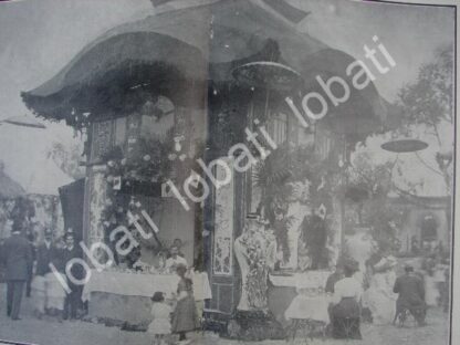 CARTEL ANTIGUO ORIGINAL DE NIETOS DE PORFIRIO DIAZ EN LA KERMESSE DE MIXCOAC 1910 / ASM - Image 2