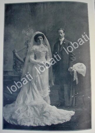 CARTEL ANTIGUO ORIGINAL DE BODA. BENFIEL MENDEZ 1910 ( ALFREDO BENFIEL ) ASM
