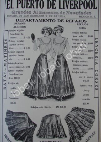 CARTEL ANTIGUO ORIGINAL DE TIENDA EL PUERTO DE LIVERPOOL 1910 /712