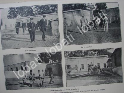 CARTEL ANTIGUO ORIGINAL DE EJERCICIOS MILITARES 1910 D.F / MLT - Image 3