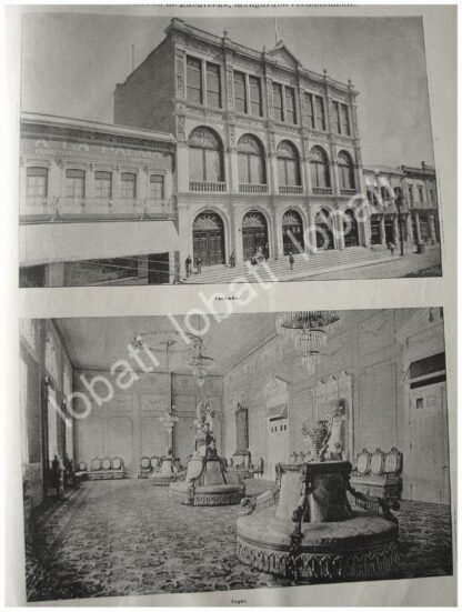 GRABADO ANTIGUO 1897 INAUGURAN EL TEATRO CALDERON ZACATECAS/117 - Image 2