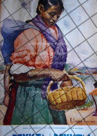 PORTADA ANTIGUA DE RAMON ESPINO BARROS 1939 INDIA DE JANITZIO